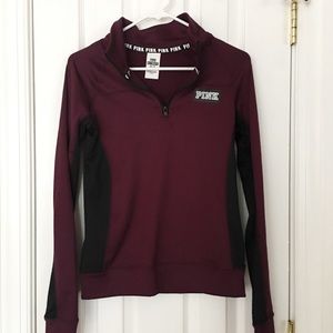 🌸NWOT Victoria’s Secret Quarter Zip